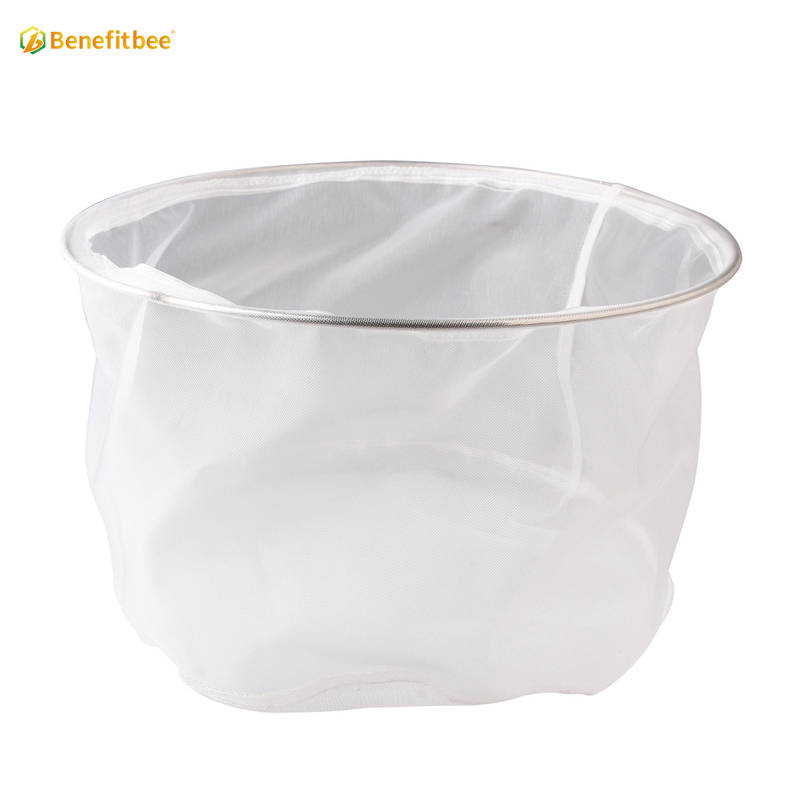 White rounded nylon honey strainer beekeeping honey filter