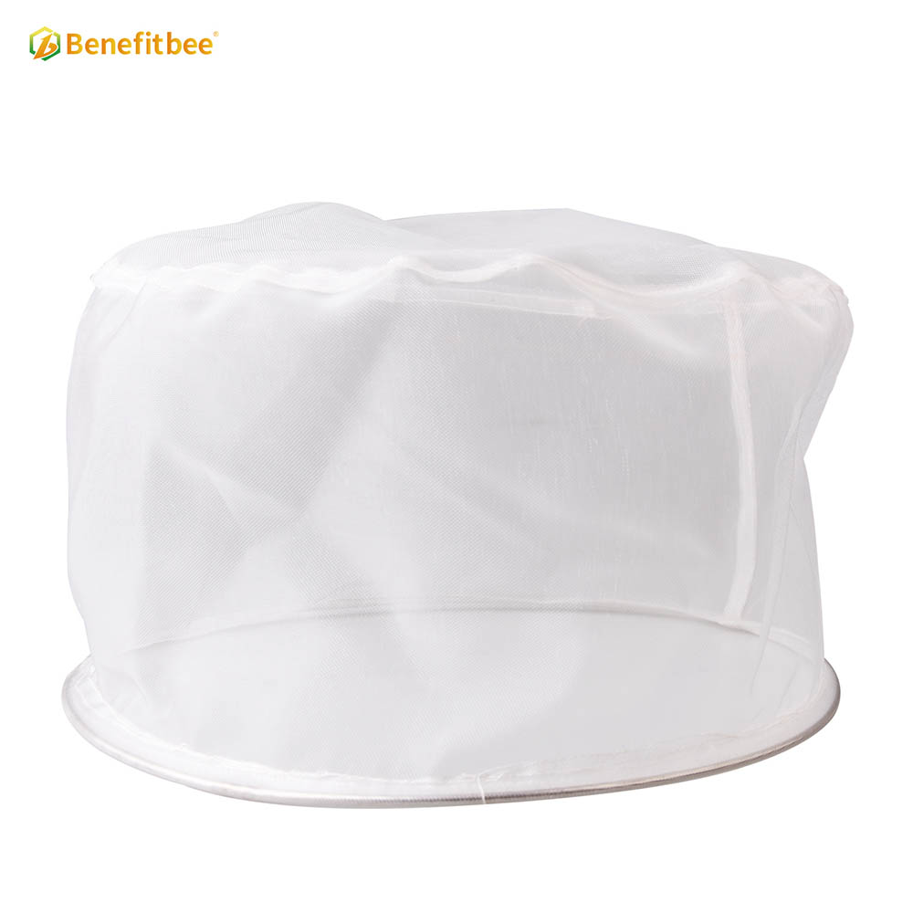 White rounded nylon honey strainer beekeeping honey filter